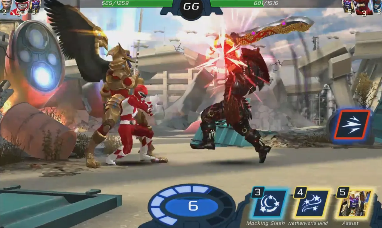 Power Rangers: Legacy Wars gameplay