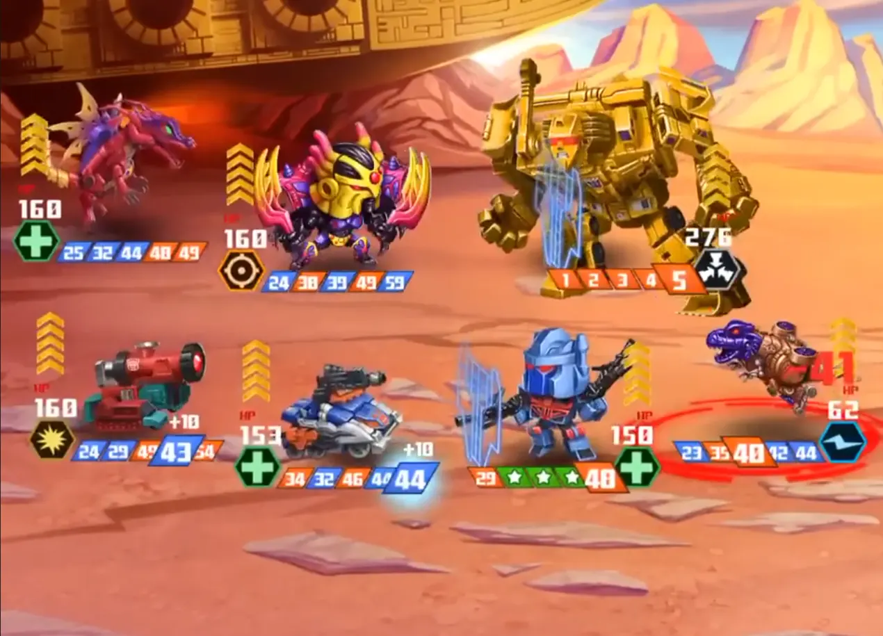 TRANSFORMERS: Battle Tactics gameplay